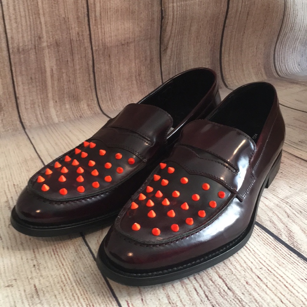 Kurt Geiger "JETSON RED" w/Orange Stud size 43